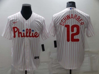 Men's MLB Philadelphia Phillies Kyle Schwarber #12 Jerseys (1)