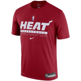 Men's NBA Miami Heat 2022 Red T-Shirts (3)
