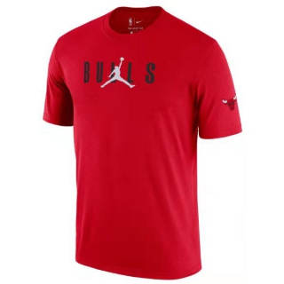 Men's NBA Chicago Bulls 2022 Jordan Red T-Shirts (2)