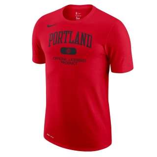 Men's NBA Portland Trail Blazers 2022 Nike Red T-Shirts (2)