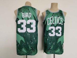 Men's NBA Boston Celtics Larry Bird Hip Hop Edition Jersey (12)
