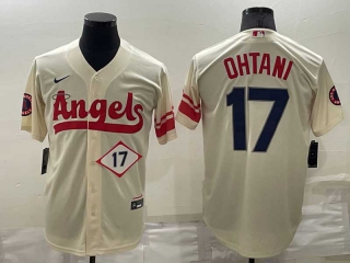 Men's MLB Los Angeles Angels Shohei Ohtani #17 Jerseys (24)
