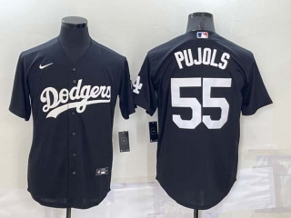 Men's MLB Los Angeles Dodgers Albert Pujols #55 Jersey (5)