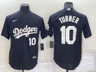Men's MLB Los Angeles Dodgers Justin Turner #10 Retro Jersey (10)