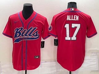 Men's NFL Buffalo Bills Josh Allen X MLB Baseball Nike Jersey (29)