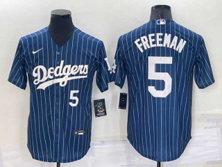 Men's MLB Los Angeles Dodgers Freddie Freeman #5 Jerseys (7)