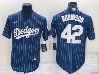 Men's MLB Los Angeles Dodgers Jackie Robinson #42 Jersey (7)
