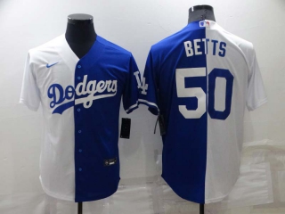 Men's MLB Los Angeles Dodgers Mookie Betts #50 Jersey (18)