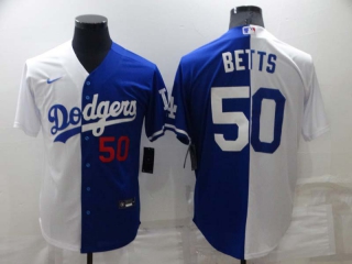 Men's MLB Los Angeles Dodgers Mookie Betts #50 Jersey (19)