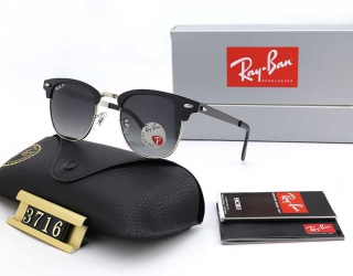 Ray-Ban 3716 Clubmaster Metal Square Sunglasses AAA (6)