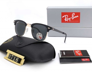 Ray-Ban 3716 Clubmaster Metal Square Sunglasses AAA (7)