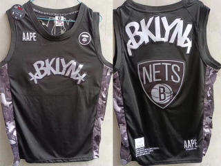 Men's NBA Brooklyn Nets X AAPE Edition Jersey