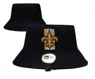 Wholesale NFL New Orleans Saints New Era Embroidered Bucket Hats 3002