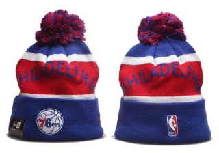 Wholesale NBA Philadelphia 76ers New Era Blue Beanies Knit Hats 5002