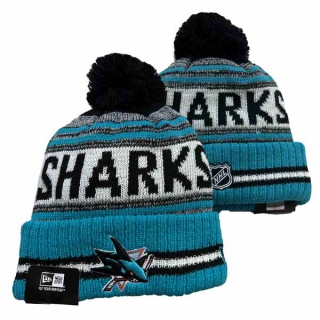 Wholesale NHL San Jose Sharks New Era Knit Beanie Hat 3002