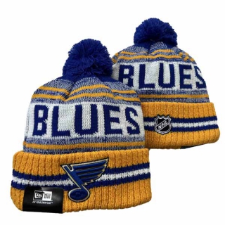 Wholesale NHL St. Louis Blues New Era Knit Beanie Hat 3004