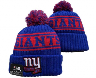 NFL New York Giants New Era Royal Red 2022 Sideline Beanies Knit Hat 3055