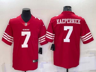 Men's San Francisco 49ers #7 Colin Kaepernick 2022 Red Vapor Untouchable Stitched Football Jersey