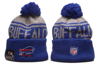 NFL Buffalo Bills New Era Graphite Royal 2022 Sideline Beanies Knit Hat 5014