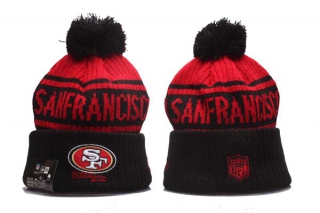 NFL San Francisco 49ers New Era Red Black 2022 Sideline Beanies Knit Hat 5022