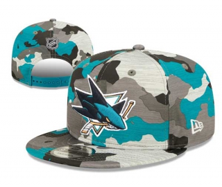 NHL San Jose Sharks New Era Camo 9FIFTY Snapback Hats 3002