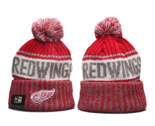 NHL Detroit Red Wings New Era Red Knit Beanie Hat 5001