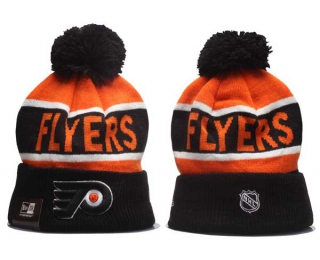 NHL Philadelphia Flyers New Era Black Orange Knit Beanie Hat 5001