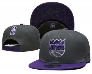 NBA Sacramento Kings New Era Grey Purple 9FIFTY Snapback Hat 6002