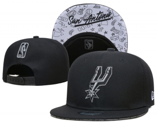 NBA San Antonio Spurs New Era Black 9FIFTY Snapback Hat 6022
