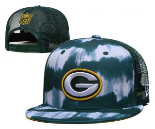 NFL Green Bay Packers New Era Green Hazy Trucker 9FIFTY Snapback Hat 3035