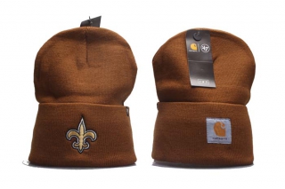 NFL New Orleans Saints Carhartt x '47 Brown Knit Hat 5014