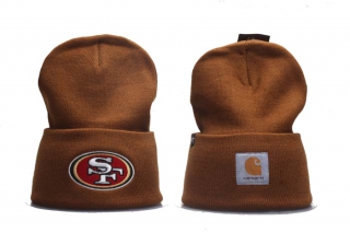 NFL San Francisco 49ers Carhartt x '47 Brown Knit Hat 5025