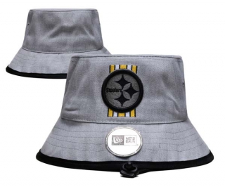 Wholesale NFL Pittsburgh Steelers Embroidered Bucket Hats 3005