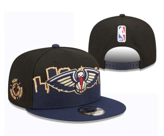 NBA New Orleans Pelicans New Era Navy Black 2022 Tip-Off 9FIFTY Snapback Hats 3006