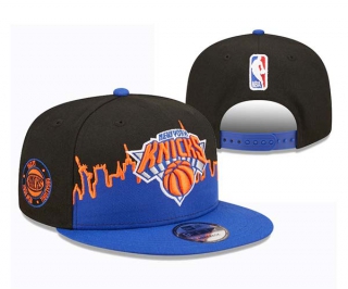 NBA New York Knicks New Era Royal Black 2022 Tip-Off 9FIFTY Snapback Hats 3015