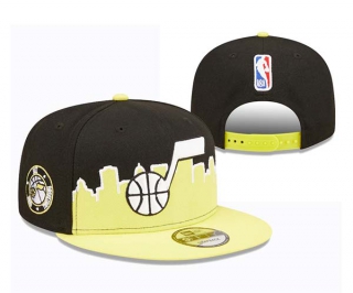 NBA Utah Jazz New Era Gold Black 2022 Tip-Off 9FIFTY Snapback Hats 3013