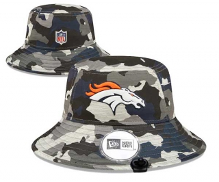 Wholesale NFL Denver Broncos New Era Embroidered Camo Bucket Hats 3004