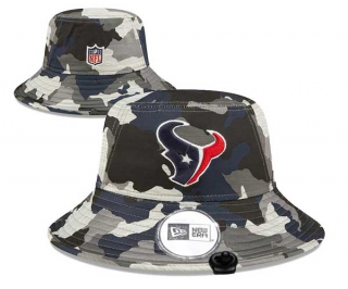 Wholesale NFL Houston Texans New Era Embroidered Camo Bucket Hats 3002
