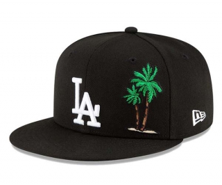 MLB Los Angeles Dodgers New Era Black 9FIFTY Snapback Cap 2123