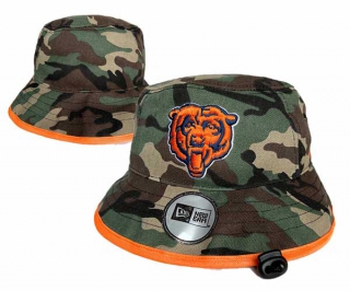 Wholesale NFL Chicago Bears New Era Embroidered Camo Bucket Hats 3004
