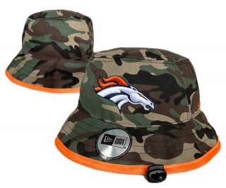 Wholesale NFL Denver Broncos New Era Embroidered Camo Bucket Hats 3005