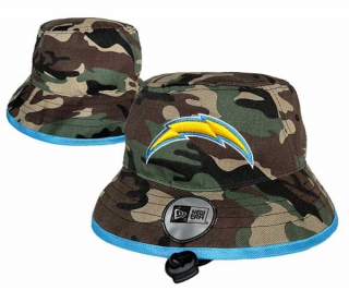Wholesale NFL Los Angeles Chargers New Era Embroidered Camo Bucket Hats 3003