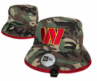 Wholesale NFL Washington Commanders New Era Embroidered Camo Bucket Hats 3004