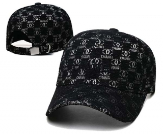 Wholesale Chanel Black Logo Baseball Adjustable Hat 7014