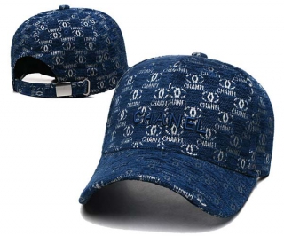 Wholesale Chanel Blue Logo Baseball Adjustable Hat 7016