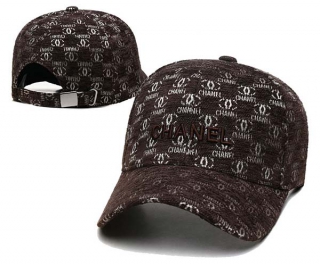 Wholesale Chanel Brown Logo Baseball Adjustable Hat 7018