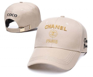 Wholesale Chanel Khaki Baseball Adjustable Hat 7026