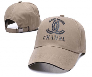 Wholesale Chanel Khaki Baseball Adjustable Hat 7027