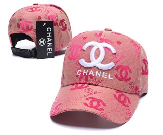 Wholesale Chanel Pink Baseball Adjustable Hat 7032