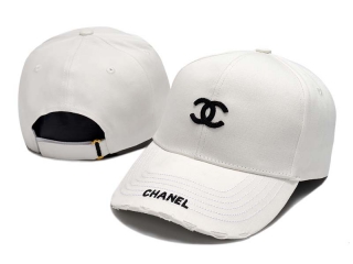 Wholesale Chanel White Baseball Adjustable Hat 7034
